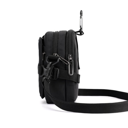 Waist Pack Men's Casual Travel Purse Waterproof Belt Zipper Tactical Outdoor Fanny Pack Phone Pocket Chest Sling Bag