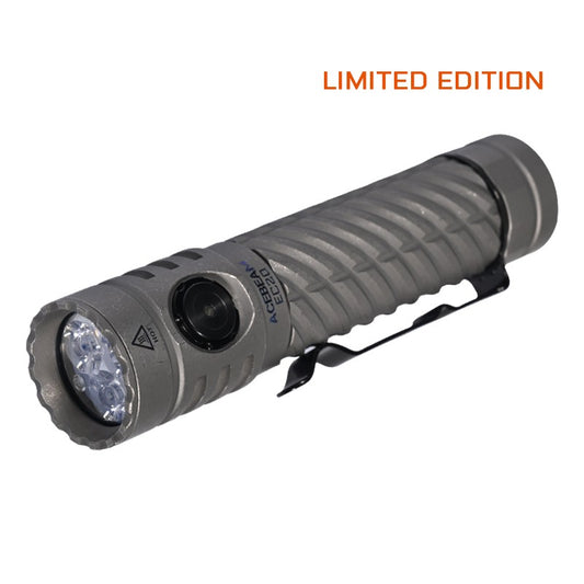 ACEBEAM EC20 EDC Flashlight 18650 USB C Rechargeable Torch 519A High CRI LED 2800 Lumens 340 Meters Multi-color Auxiliary Light