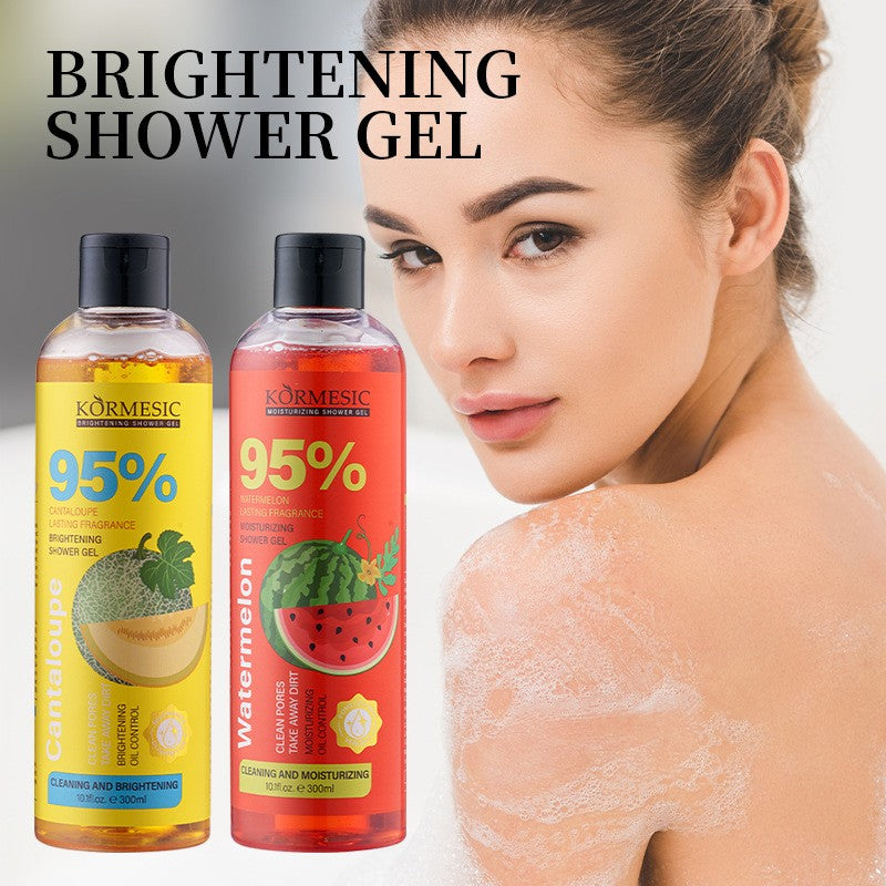 300ml Orgânico Infusão de Frutas Gel de Banho Loção Corporal Lavagem Embelezadora da Pele Banho Clareador Delicado Suave Creme de Cuidado
