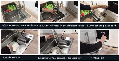 Household Portable Sink Dishwasher Small Free-standing Installation-free Kitchen 110V/220V Automatic Ultrasonic Wash Dishwasher