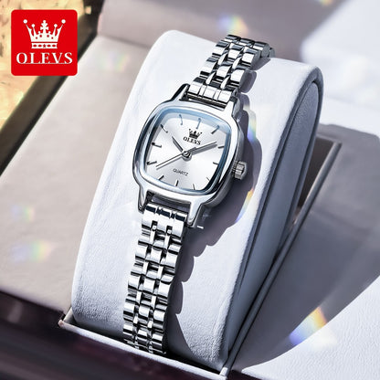 OLEVS 5675 Women Watches Elegant Ladies Square Quartz Watch Waterproof Luminous Wristwatch For Girlfriend Lovers Gift Reloj