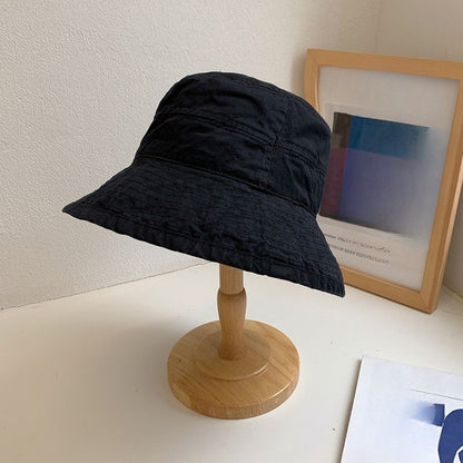 Korean style Hat Women's Summer Face Slimming Sunshade Hat Casual Cotton bucket Cap ????? ?? ?????? ???????