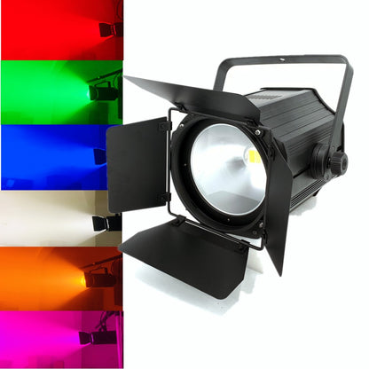 300W COB LED Par Light  Barn Doors 2IN1 Cold White + Warm White   Led Beam Wash Strobe 6IN1 RGBWA+UV Effect Stage Lighting