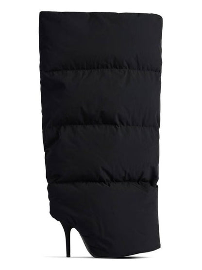 2024New Designer Slender High Heels Knee Length Women's Boots Fashion Walk Party Women's Large Mid Size Boots Autumn and Winter