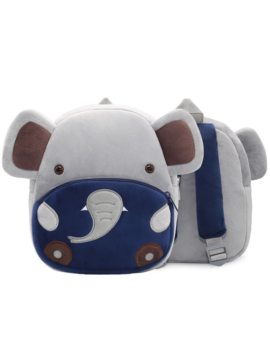 Boys Girls Backpack Cute Animal Elephant Children Plush Backpack Kindergarten School Bag