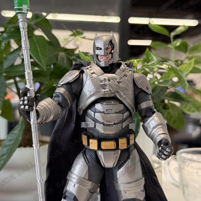 Novo conjunto de figuras Fondjoy BVS, Boneco de Ação Batman Blindado, Superman com Armadura Danificada 1/9 Batman V Superman: A Origem da Justiça DC Toys