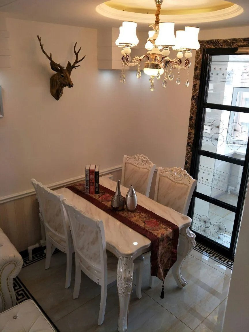 Creative Wall Mounted Animal Deer Head Wall Decoration Handmade Farmhouse Decoration Resin Living Room Home Decoration