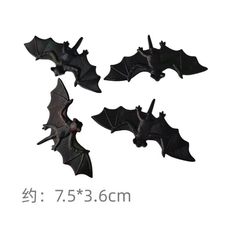 12/24pcs Halloween Simulation Bug Cockroach Spider Centipede Scorpion Plastics Prank Bug Funny 2025 Halloween DIY Decoration