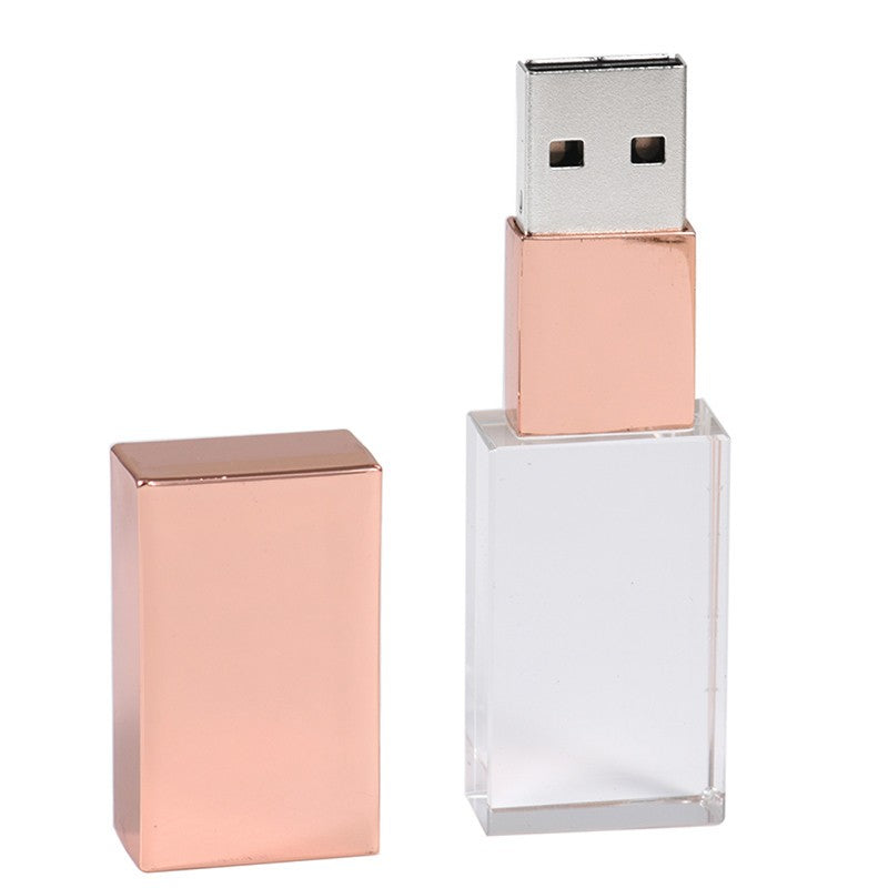 Pen Drive USB 2.0 128 GB de Cristal Memory Stick 64 GB Pen Drives de Alta Velocidade 4 GB Pendrive de Presente de Casamento 16 GB Disco U 8 GB Fotografia