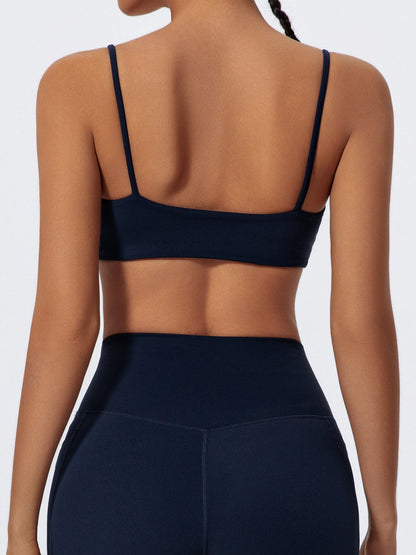 Ctenkevet Sling Yoga Bra Women Gym Workout Push Up Brassiere Female Outdoors Sports Underwear Women Fitness Shockproof Crop Top