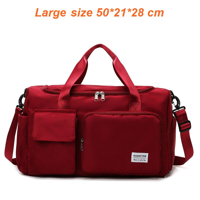 Womne's Travel Bags Handbags Gym Shoulder Bags Oxford Fitness Camping Trekking Bags Hiking Waterproof Outdoor Crossbody Bag
