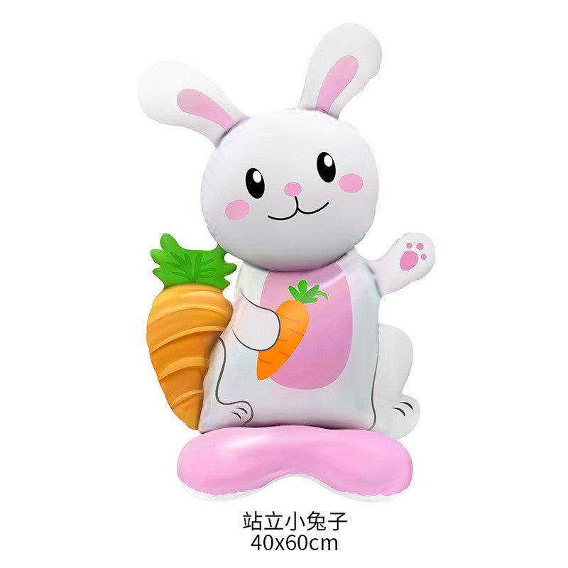 Cartoon Animal Standing Squirrel Balloon Pinecone Shaped Aluminum Film Balloon Forest Theme Baby Shower Birthday Party Decor