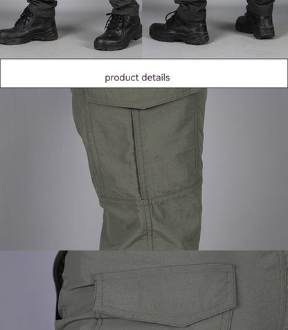 Male Cargo Pants Men Army Military Tactical Pants Streetwear Jogger Trekking Hiking Mountain Work Tourism Trousers Slim Fit