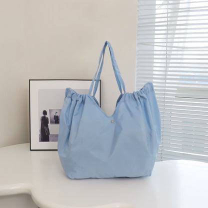 Fashion Foldable Shopping Bag Environmental Protection Large Capacity Supermarket Shopping Portable Folding Bag Out Handbag