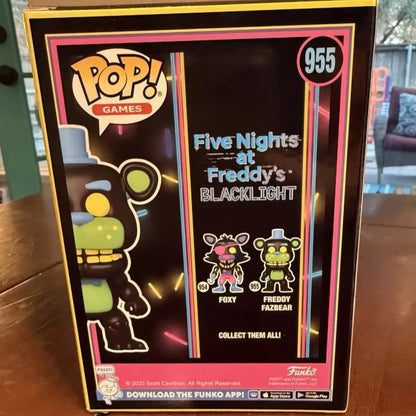 Funko Pop Mangle da Série Original Five Nights at Freddy's Boneco Articulado Withered Bonnie Modelo Freddy Edição Limitada Brinquedos de Presente
