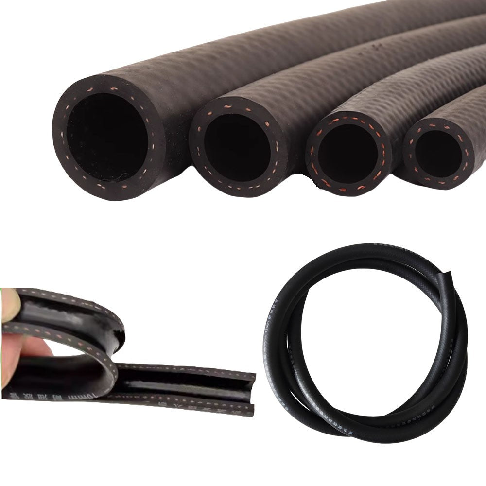 Mangueira de Borracha Resistente a Óleo Diesel de Gasolina Tubo de Carro 4 5 6 8 10 12 13 14 16 19 22 25mm de Diâmetro Flexível NBR Tubo de Borracha para Combustível