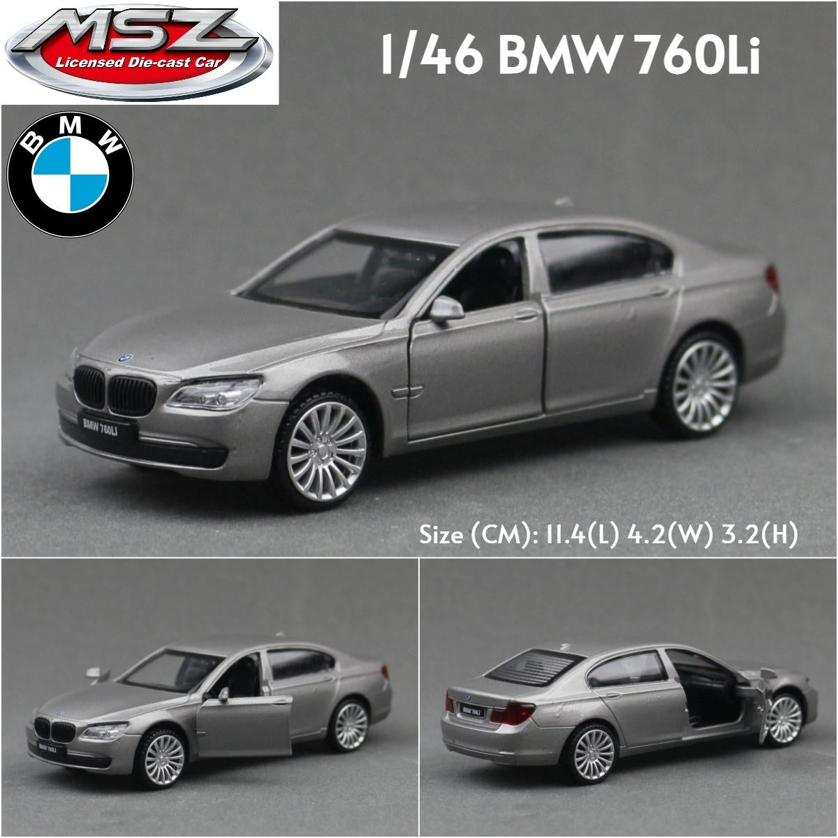 MSZ 1/43 BMW M3 M4 X6 X7 Mini Cooper SUV Carro Esportivo de Corrida Brinquedo Modelo Diecast Metal Miniatura Coleção de Fricção Presente Infantil