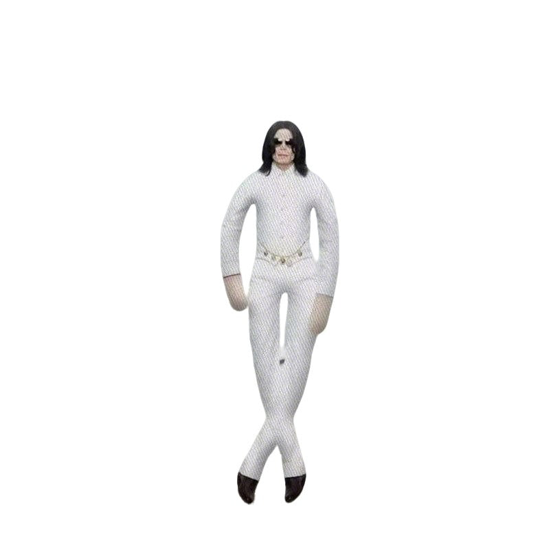 Anime Cosplay MJ Michael Jackson Plush Plushy Prop Doll Plush Stuffed Figure Dolls Room Decoration Abstract Joint Mobility Props