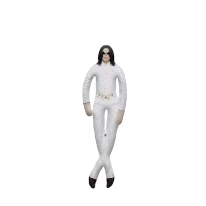 Anime Cosplay MJ Michael Jackson Plush Plushy Prop Doll Plush Stuffed Figure Dolls Room Decoration Abstract Joint Mobility Props