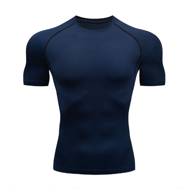Men Compression Running T-shirt Fitness Tight Long Sleeve Sport Shirts Training Jogging Tops Gym Sportswear Dry Fit Rashgard