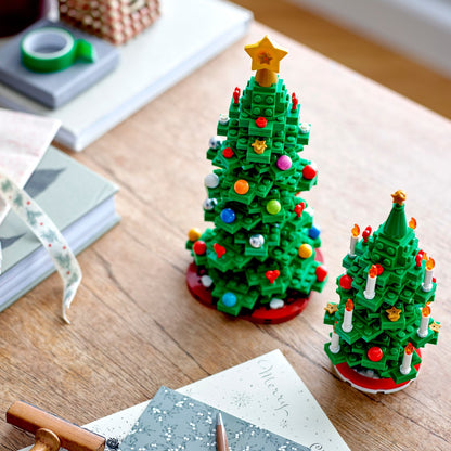 LEGO Árvore de Natal 2 em 1 para Reconstruir 40573 Kit de Blocos de Montar Brinquedos para Crianças a Partir de 12 Anos Presente de Aniversário Natal (476 Peças)