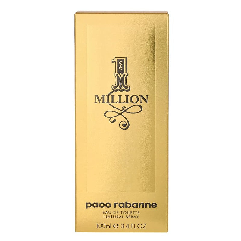 1 Million By Paco Rabanne For Men's Eau De Toilette TESTER 3.4 fl oz 100 ml Men's Cologne New in Box USA