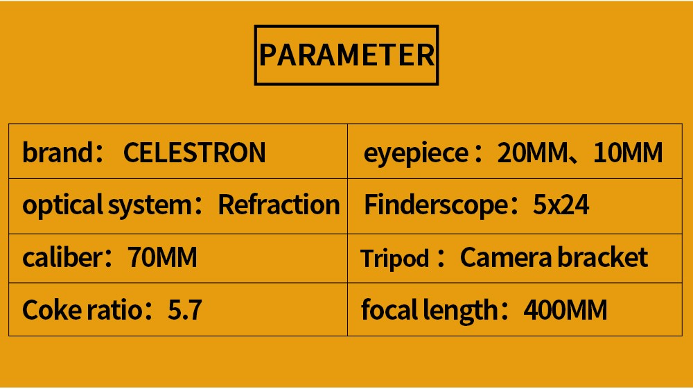 Celestron Travel Scope 70mm 70400 AZ Refractor Astronomical Telescope Portable 10-165X Zoom Monocular For Kids Beginner Gifts