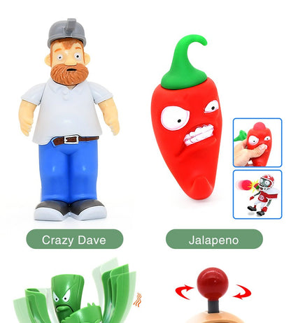 PLANTS VS ZOMBIES 2 Toys Full Set New Role Pea Shoote Alliance Bullet Ejection Attack Walking Dead Children's Gifts Delivery Bag