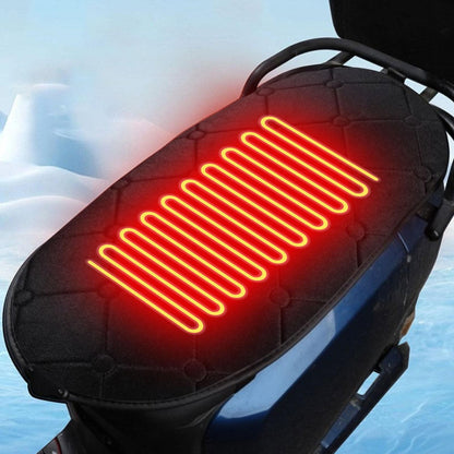 Almofada de assento de motocicleta Almofada de assento aquecida para motocicleta Almofada de scooter para clima frio para motocicleta off-road ATV Snowmobile Viagem de estrada Touring