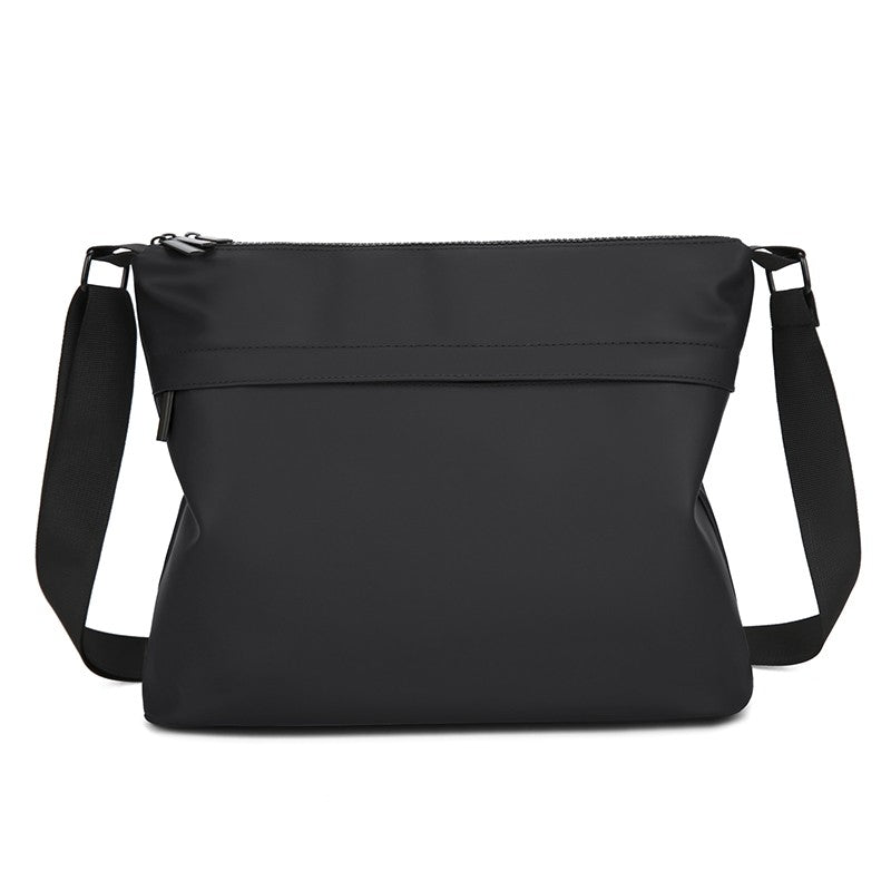 Sleek Crossbody Bag for Men Water-resistant Nylon Shoulder Bag Multi-Pocket Large CapacityMinimalist Style for Daily/Work/Travel
