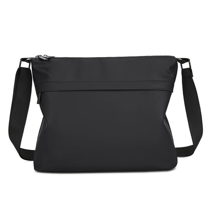 Sleek Crossbody Bag for Men Water-resistant Nylon Shoulder Bag Multi-Pocket Large CapacityMinimalist Style for Daily/Work/Travel