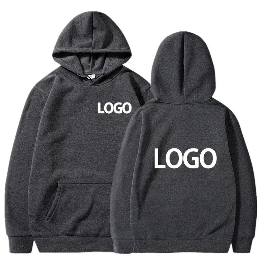 Customized Pullover Hoodie Unisex Poly-Cotton Blend Loose Casual Wear For Team Bulk Order Club Events