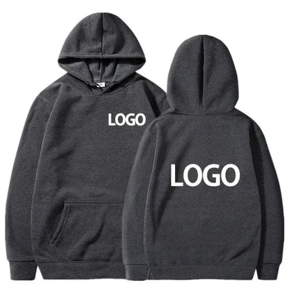 Customized Pullover Hoodie Unisex Poly-Cotton Blend Loose Casual Wear For Team Bulk Order Club Events