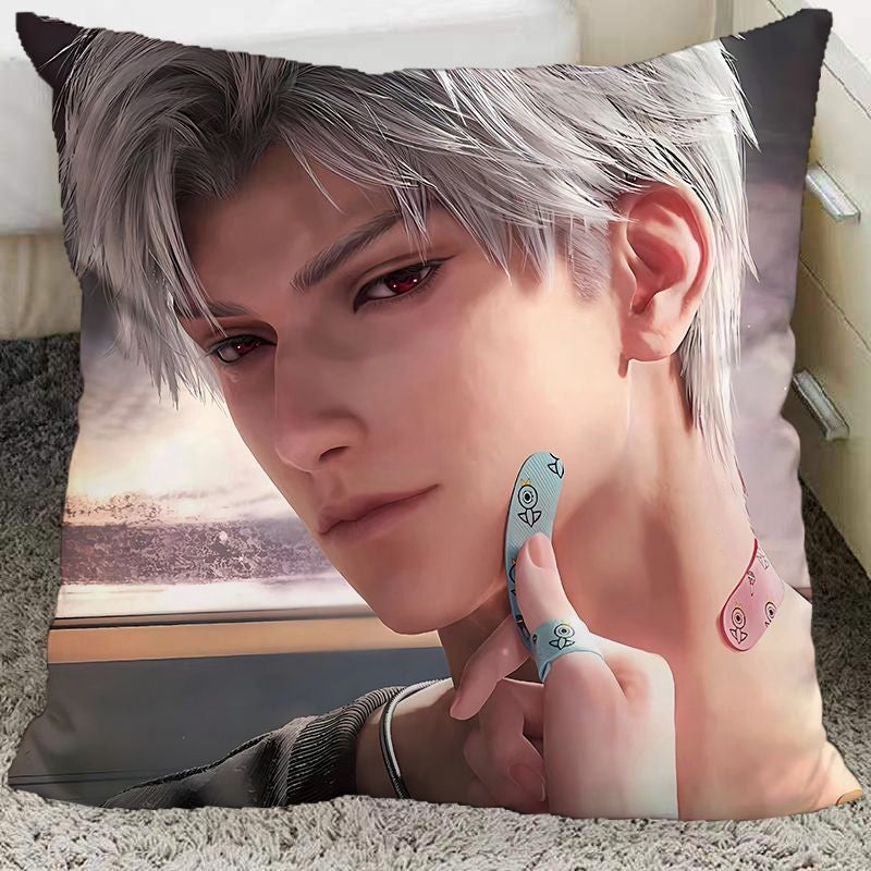 Game Love and Deepspace Sylus Pillow and Pillowcase Double Sided Pattern Throw Pillows 40x40cm