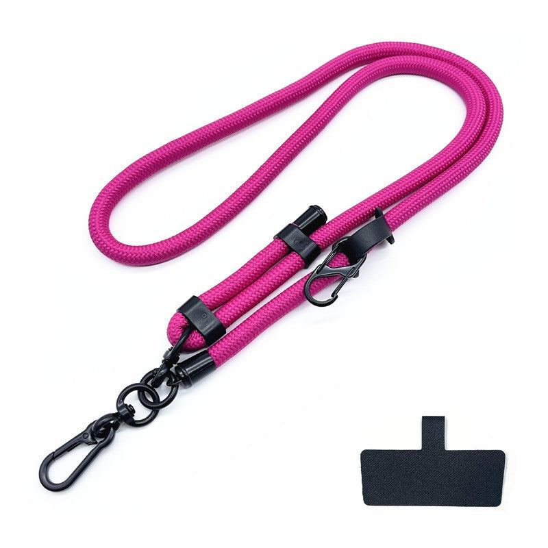 Cordão de Telefone Ajustável 1 Cm de Diâmetro Capa Universal Externa Transversal Ombro Cartão Corda de Pescoço Clipe Alça de Pulso Anti-perda