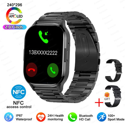 Smartwatch Ultrafino Masculino Feminino Tela Sempre Ativa Pulseira Esportiva Chamada Bluetooth Fashion Smartwatch Saúde Mostrador Personalizado