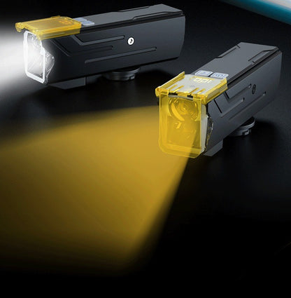 BUCKLOS 4000mAh Bicycle Lights Front with Horn Aluminium Alloy Bike Haedlight Type-C Charging Bike lights Bicycle Accessories