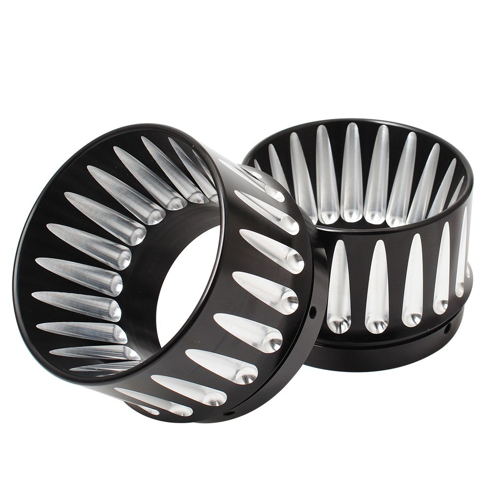 Motorcycle 4.4" Slip On Exhaust Mufflers Tips End Caps For Harley Touring CVO Street Road Electra Glide Road King FLHR 1995-2023
