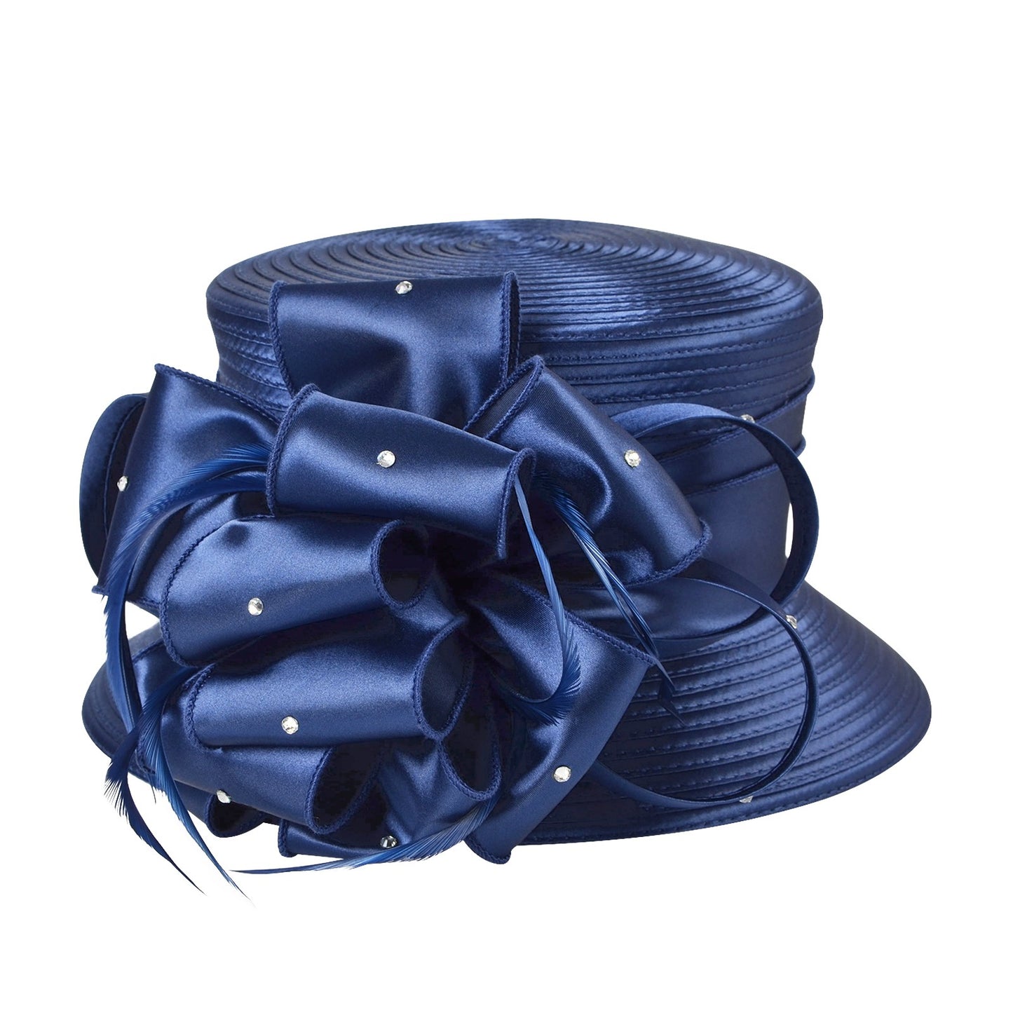 Novos Chapéus Fascinators 2025 para Mulheres Elegantes Casamentos e Chapéus de Topo para Igreja de Damas Britânicas para Mulheres Negras S10-4585