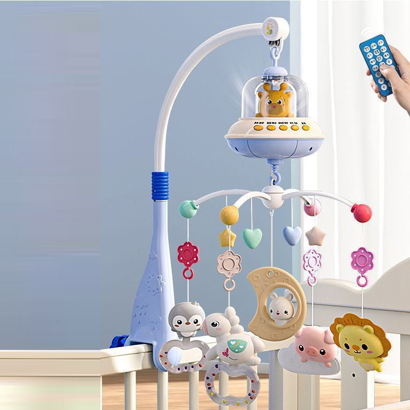 Musical Baby Crib Mobile with Lights Music Projection for Infants Remote Control Crib Toys for Newborn Baby Mobile for Crib Toys