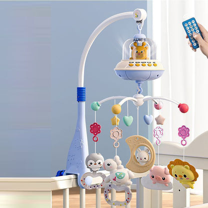 Musical Baby Crib Mobile with Lights Music Projection for Infants Remote Control Crib Toys for Newborn Baby Mobile for Crib Toys