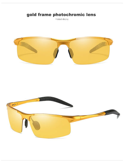 Top Anti-glare Day Night Vision Glasses For Driving Men Polarized Sunglasses Photochromic Driver Goggles Glasses zonnebril heren