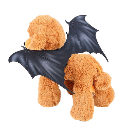 Fantasia de Halloween para Pets, Decoração de Asas de Morcego para Festa, Acessórios Engraçados de Asas de Morcego para Pets, Acessórios de Cosplay, Roupa com Asas