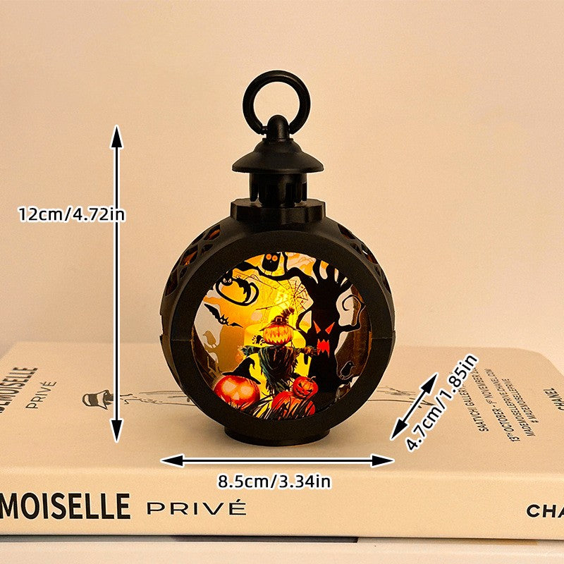 Halloween LED Pumpkin Lamp Ornaments Horror Atmosphere Kids Toy 2026 Halloween Party Home Decor Decoration Supplies