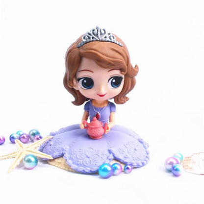 Princesa Disney Ariel Rapunzel Cinderela Sereia Anna Elsa Bela Sofia Branca de Neve Mulan A Pequena Sereia Bonecos Brinquedos Presente Infantil