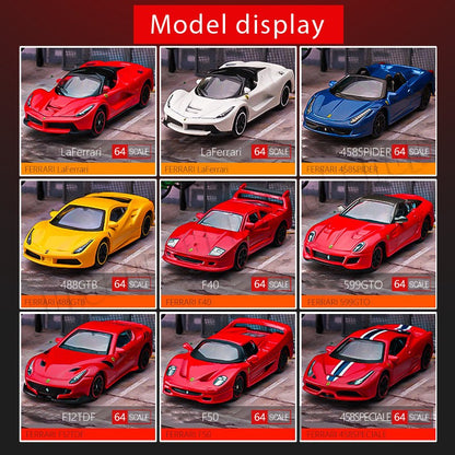 1:64 Bburago Ferrari SP3 812 SF90 F12Tdf F40 488GTB Coleção Modelo de Carro Miniatura Carros Die-Cast Modelos de Carro de Brinquedo Presentes Atacado