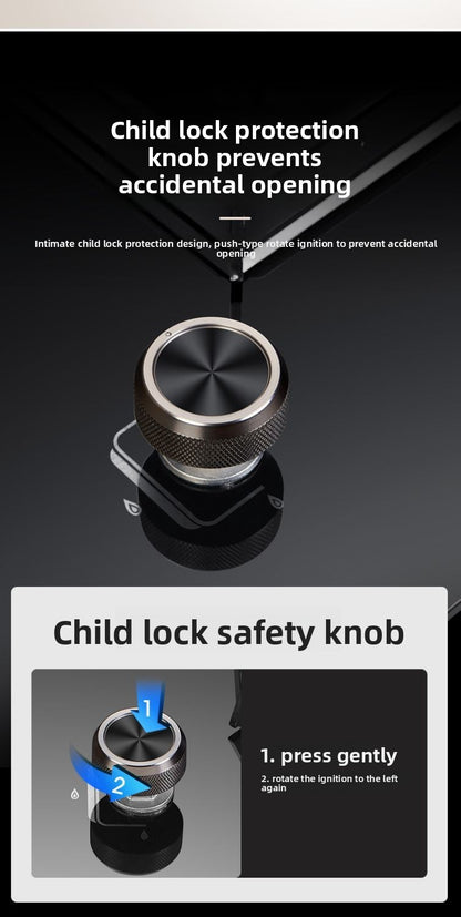 Dual Fuel 3500W Gas Electric Cooker Household Concave Induction Cooktop Class Energy Built-in Countertop Natural Gas Easy Table