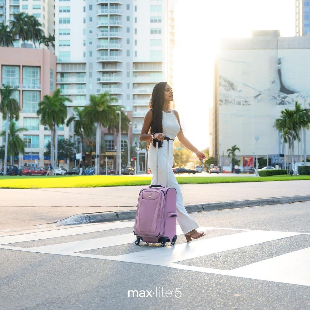 Expandable 2-Piece Carry-On Luggage Set with Spinner Wheels and Underseat Tote, Lightweight Suitcase for Men and Women, Shadow G