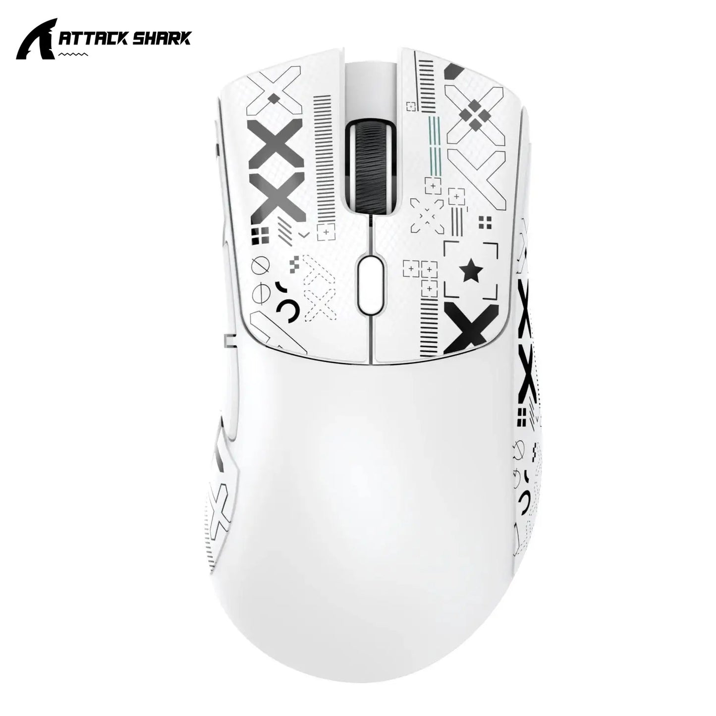Attack Shark R1 X11 Wireless Gaming Mouse, 18K DPI PAW3311, Tri-Mode Bluetooth/2.4GHz/Wired, Lightweight, Macro Gaming Mouse