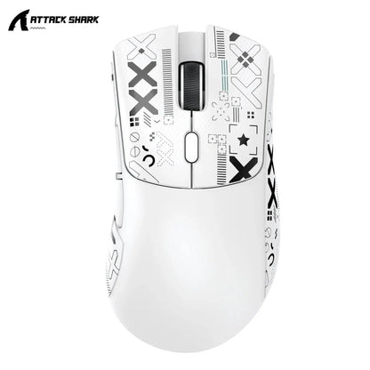 Attack Shark R1 X11 Wireless Gaming Mouse, 18K DPI PAW3311, Tri-Mode Bluetooth/2.4GHz/Wired, Lightweight, Macro Gaming Mouse